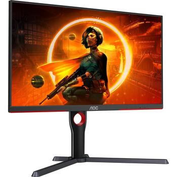 Aoc монитор Q27G3XMN/BK, 27 дюймов, VA, 180Hz, 2560 x 1440, 700 cd/m², 2x HDMI, Авто Поворот, матовый (Q27G3XMN/BK)