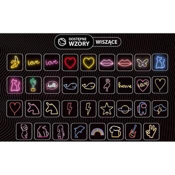 Manta Неоновые огни SNL70PK, 5W, 5V, розовый, 2м кабель, петли для подвешивания, удобный выключатель (SNL70PK)