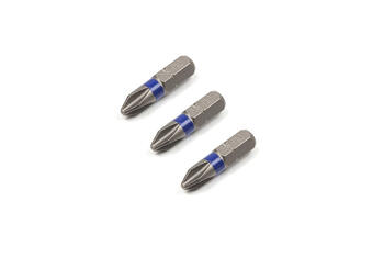 PH3 uzgaļi 25mm 3gab, K11103, KAMASA TOOLS, precīzai skrūvēšanai (K11103)