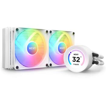 Nzxt Kraken Elite 240 RGB RL-KR24E-W1, 2x120mm, 2.57mmH2O, RGB, FDB, 2800RPM, 400mm, 12V (RL-KR24E-W1)