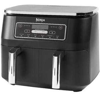 Ninja AF300EU karstā gaisa fritieris, 7.6L, 2470W, 6 programmas, 40-240°C, melns (AF300EU)