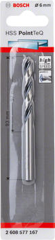 Urbis metālam PointTeQ 6 x 57 x 93 mm , 1 gab., Urbjmašīnām/skrūvgriežiem POINTTEQ HSS SPIRĀLVEIDA URBIS, 2608577167, BOSCH (2608577167)