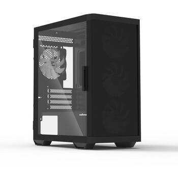 Zalman M4 ARGB x4 Black, M4 Black, 2x2,5'', 1x3,5'', 4 вентилятора, RGB, закаленное стекло, черный (M4 Black)