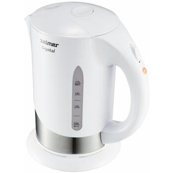 Zelmer Электрический чайник ZCK7630W 71505119P, 2200 W, 1.7 л, белый, 360° основание, фильтр, автоотключение (71505119P)