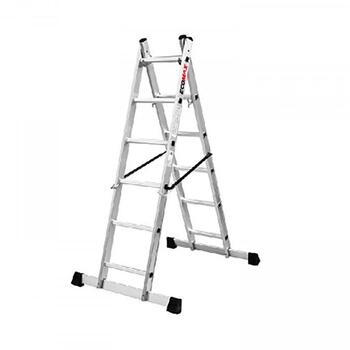 Ecomax Trepes/darba platforma EML0301&EMX, 2x7, 150kg, 1,98m, 1,70m, 3,06m, 2 drošības margas, alumīnija, EN131 (EML0301&EMX)