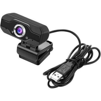 Manta W179 веб-камера, 5МП, 1080p, 30fps, USB 2.0, встроенный микрофон, Plug and Play, черный (W179)