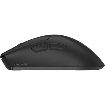 Genesis Zircon 880 NMG-2379, bezvadu optiskā spēļu pele, 12000 DPI, 6 pogas, 2.4 GHz, Bluetooth, USB, melna (NMG-2379)