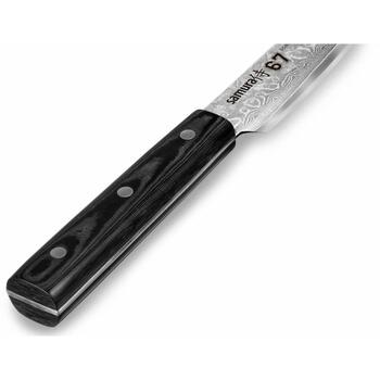 Samura нож для резки SD67-0046MT, 230мм, дамасская сталь, 61 HRC, 67 слоев, рукоять Micarta (SD67-0046MT)