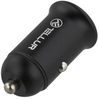 Tellur Auto lādētājs TLL151251, 60W, 3A, USB Type-C, ātrā uzlāde, melns (TLL151251)