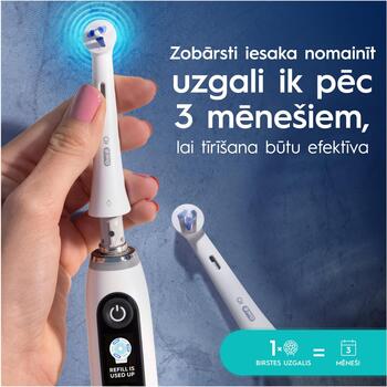 Oral-B Nomaināmas zobu birstes galviņas iO SpecializedClean White 2, 2 gab, pieaugušajiem (iO refill SpecializedClean White 2)
