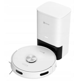Ezviz RE4 Plus робот-пылесос CS-RE4P-PWT2, 4000Па, 5200мАч, 240мин, LDS LiDAR, самоочищающаяся база, белый (CS-RE4P-PWT2)