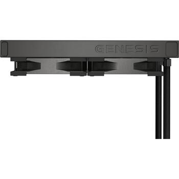 Genesis AIO šķidrumu dzesētājs, NLG-2318, 240 mm, 80 cfm, 2 ventilatori, PWM atbalsts, 2400 RPM sūknis (NLG-2318)