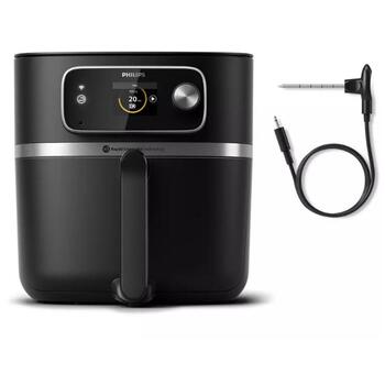 Philips karstā gaisa friteris HD9880/90, 2200 W, 8.3 l, automātiska izslēgšanās, nelīpošs pārklājums (HD9880/90)