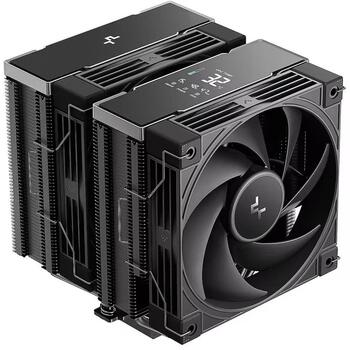 Deepcool procesora gaisa dzesētājs AK620 G2 DIGITAL NYX R-AK620G2-BKNNMN-GJD-1, 57.76 cfm, 2 ventilatori, 2000 RPM, 28.87 dBA (R-AK620G2-BKNNMN-GJD-1)