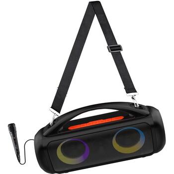 Media-Tech ПОРТАТИВНАЯ BT АКУСТИКА MT3184, 60W RMS, 1200W PMPO, 16ч работы от аккумулятора, Bluetooth 5.3, IPX5 (MT3184)