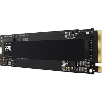 Samsung 990 SSD M.2 PCIe 4.0x4 NVMe, 2000GB, 7250/6450MB/s, 850K/1200K IOPS, V-NAND, 256-bit AES, TCG Opal 2.0, TRIM, S.M.A.R.T. (MZ-V9V2T0BW)