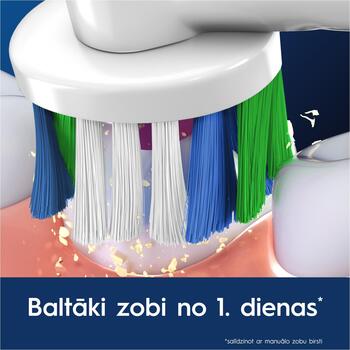 Oral-B zobu birstes uzgaļi EB18pRX-2 3D, 2 gab, 3D White Pro, X formas sariņi, nolietojuma indikators (EB18pRX-2 3D)