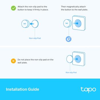 TP-Link Tapo S200D умный диммер-выключатель TAPOS200D батарейный CR2032 Белый (TAPOS200D)