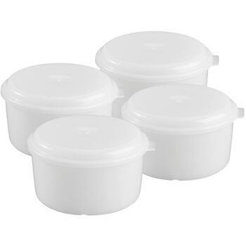 Gastroback Ledus smalcinātāja piederums 91552, 4x0,2L, BPA bez, izturīga plastmasa, sakraujami, droši mazgājami (91552)