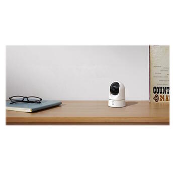 Умная внутренняя камера безопасности Cam 2K Pan & Tilt с поворотом и наклоном настольная или потолочная установка H.265 H.264 microSD до 128 ГБ T8410322 Eufy (T8410322)