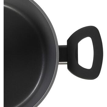 Russell Hobbs Перламутровая кастрюля RH01712EU, 20см, алюминий, матовый серый, 10см, с крышкой, можно мыть в посудомоечной машине (RH01712EU)