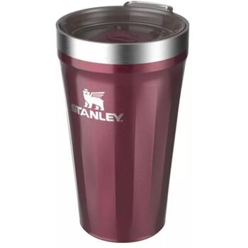 Stanley Термокружка 2813040064 0,47L красная, сохраняет холод до 5ч, со льдом до 20ч, 18/8 нержавеющая сталь, скользящая крышка (2813040064)