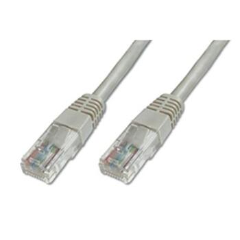 Digitus сетевой кабель DK-1512-100, 10 м, CAT 5e, U/UTP, RJ-45 8P8C, серый, PVC AWG 26/7 (DK-1512-100)