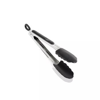 Leifheit Virtuves un grila standziņas 103041, 23cm, nerūsējošais tērauds, silikona pārklājums, fiksators, cilpiņa (103041)