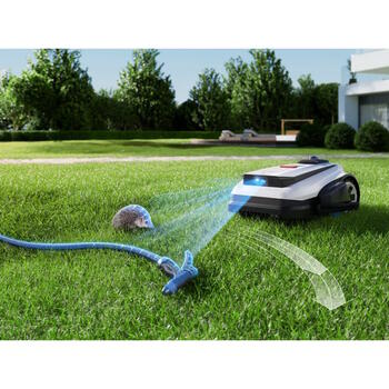 Ecovacs GOAT A1600 LiDAR PRO robotizēts zāles pļāvējs bez vada 1600m² 330mm LiDAR navigācija Melns Balts (GOAT A1600)