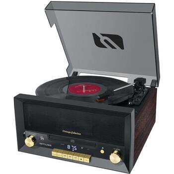 Muse Микросистема MT-112W, 20Вт, CD, USB, Bluetooth, FM радио, 33/45/78 об/мин, встроенные динамики (MT-112W)