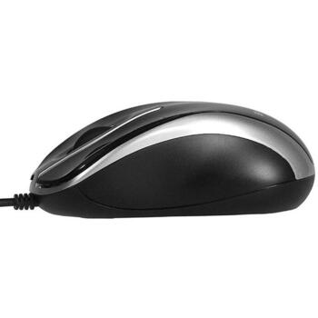 Tracer Мышь TRAMYS45923, 800 dpi, 3 кнопки, 1.8 м кабель, оптическая, черная, для офиса (TRAMYS45923)