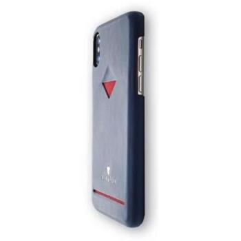 VixFox Чехол CSBS-iPh-8plus-blue, 5.5 дюймов, темно-синий, веганская кожа, противоскользящая поверхность, защита от царапин (CSBS-iPh-8plus-blue)