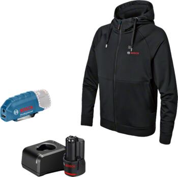 Apsildāms sporta apģērbs ar kapuci GHH 12+18V XA L PROFESSIONAL, 06188000GD BOSCH (06188000GD)