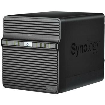 Synology NAS система DS423, Realtek RTD1619B, 2 RJ45, 2 USB 3.2, 2 ГБ памяти, EXT4, 4 отсека для дисков, 32.41 Вт (DS423)