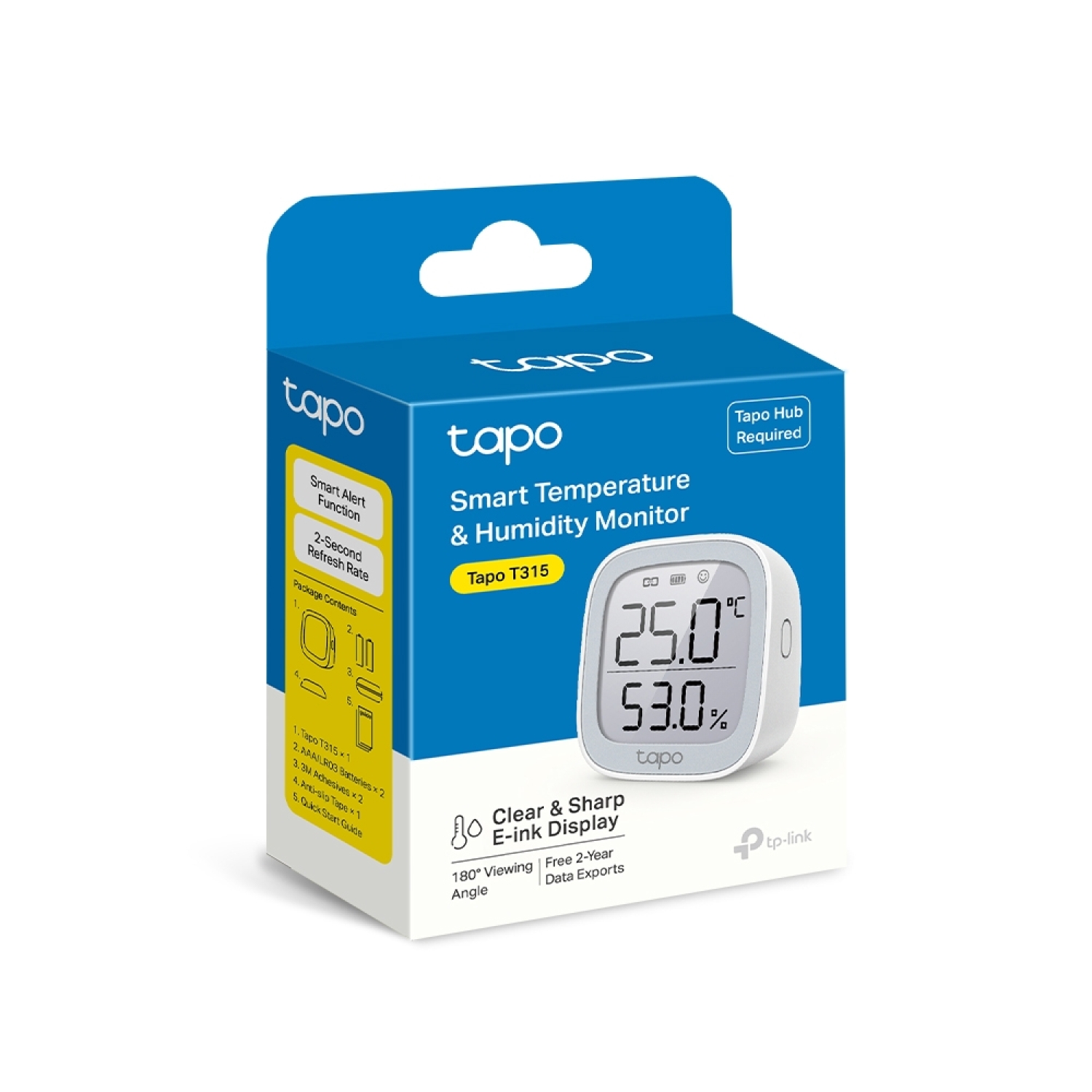 TP-LINK Tapo T315 монитор температуры и влажности, 2.7