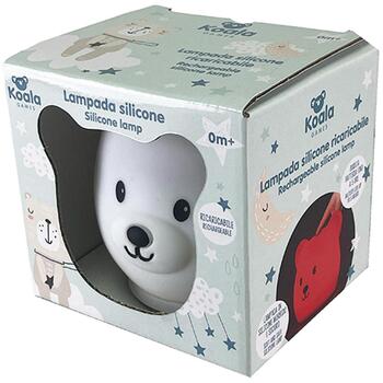Koala Games G2535, Перезаряжаемая силиконовая лампа Медведь, 4 теплых белых, 1 красный, 1 зеленый, 1 синий LED, 500mAh, 5ч работы (G2535)
