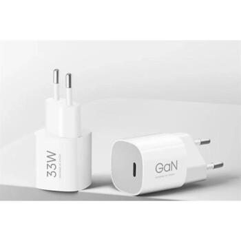 Universāls ātrās uzlādes adaptīvs lādētājs viedtālruņiem un planšetdatoriem 33 W USB-C PD GaN Nano Balts BHR087LEU-1 Xiaomi (BHR087LEU-1)