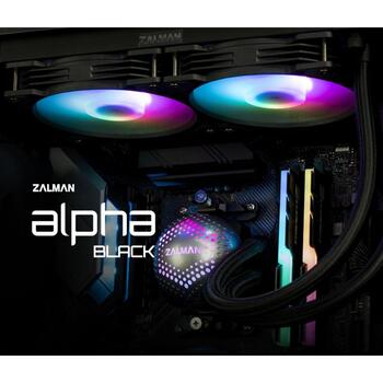 Zalman Alpha 28 White CPU šķidruma dzesētājs, 280mm radiators, 2x140mm ventilatori, ARGB, PWM, LGA1700/AM4 (Alpha 28 white)