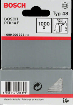 Bezvadu/pneimatiskajiem skavotājiem, rokas skavotājiem NAGLA, TYPE 48 BOSCH 1609200393 (1609200393)