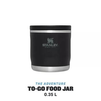 Stanley® Termoss The Adventure To-Go 2810837015, 0,35L, melns, nerūsējošais tērauds, vakuumizolācija, BPA nesatur (2810837015)