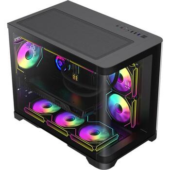Gamemax Korpuss HYPE-M BK, 2 x 3.5