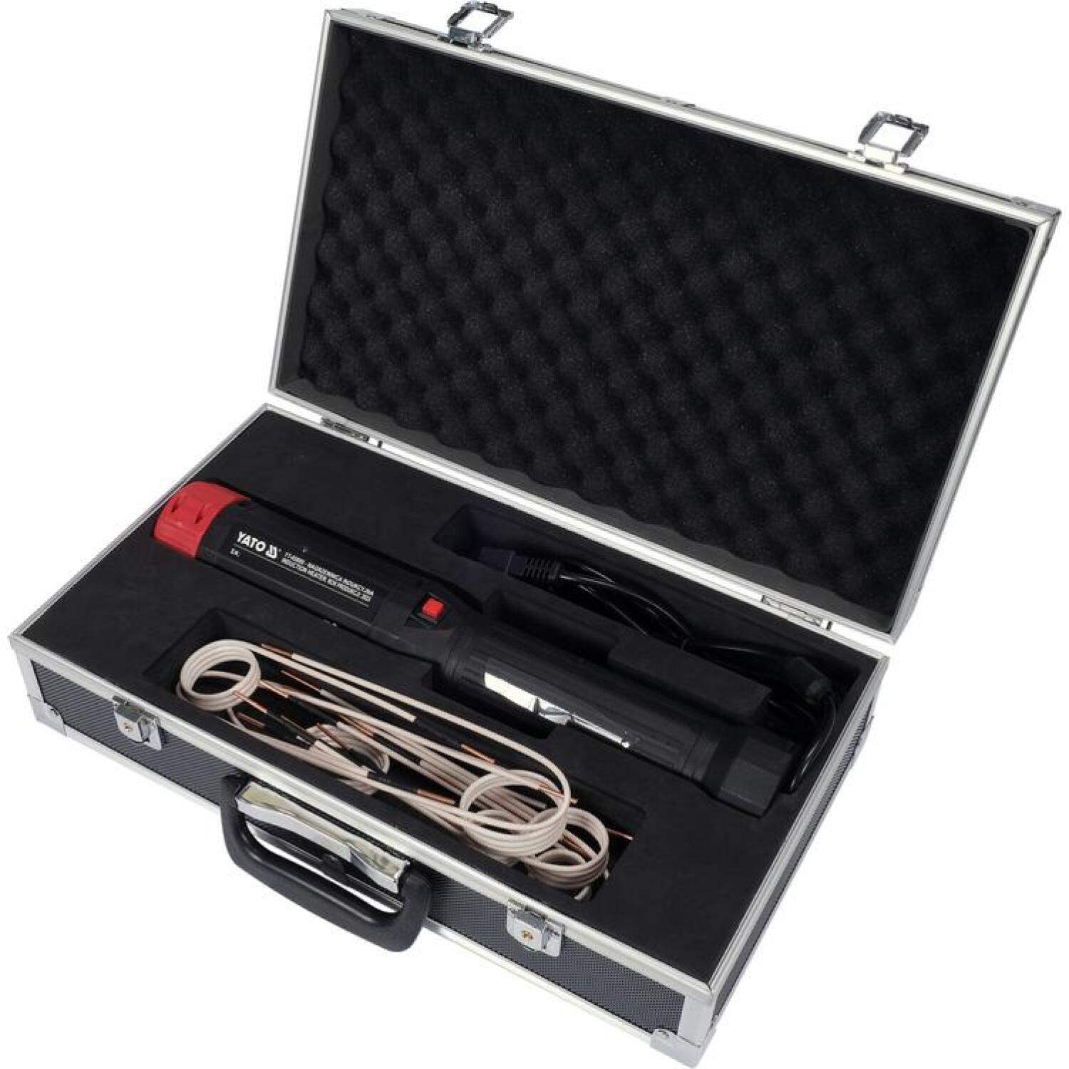 Yato портативный индукционный нагреватель YT-05880, 1000W, 230-240V, 50/60Hz, IP20, класс I, 9 шт, блокировка (YT-05880)