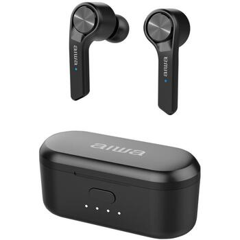 Aiwa Беспроводные наушники ESP-350BK, 460mAh, 80mAh, 12ч, 10м, 2x6W RMS, 50Гц-20кГц, Bluetooth V5.0 (ESP-350BK)