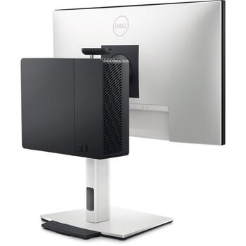 Dell подставка для монитора CFS25 482-BBFB, 19-27 дюймов, 5,8 кг, VESA 100x100mm, регулируемая высота, серебристый цвет (482-BBFB)