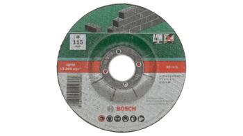 Akmens griešanas un slīpēšanas disks, 115 mm, 5 gab., 2609256334, BOSCH (2609256334)