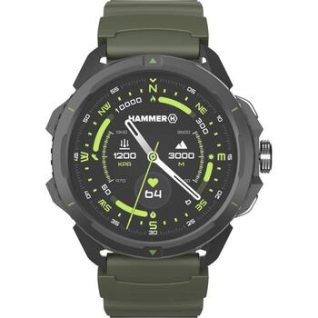 Hammer умные часы Watch 2 SMA003047, 1.5-дюймовый AMOLED 466x466, 530 мАч, 15 дней, 5 ATM, GPS, Bluetooth 5.3, военная версия (SMA003047)