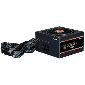 Zalman GigaMax III barošanas bloks ZM750-GV3, 750W, 200-240V, 50/60Hz, 62.5A, 80 PLUS Bronza, daļēji modulārs (ZM750-GV3)
