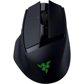 Razer ergonomiska bezvadu spēļu pele Basilisk Mobile RZ01-04310100-R3G1, 18000 DPI, 10 pogas, 76 g, RGB apgaismojums (RZ01-04310100-R3G1)