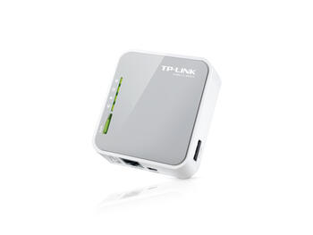 TP-Link TL-MR3020 портативный 3G/4G беспроводной N300 маршрутизатор 150 Mbps 2.4 – 2.4835 GHz Белый (TL-MR3020)