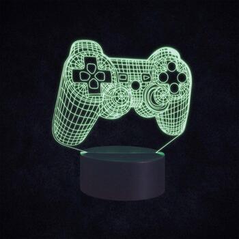 Manta SNL57RGB LED dekoratīvā lampa, 5W, 5V, USB, 3xAA, 16 krāsas, tālvadība, 2m vads (SNL57RGB)